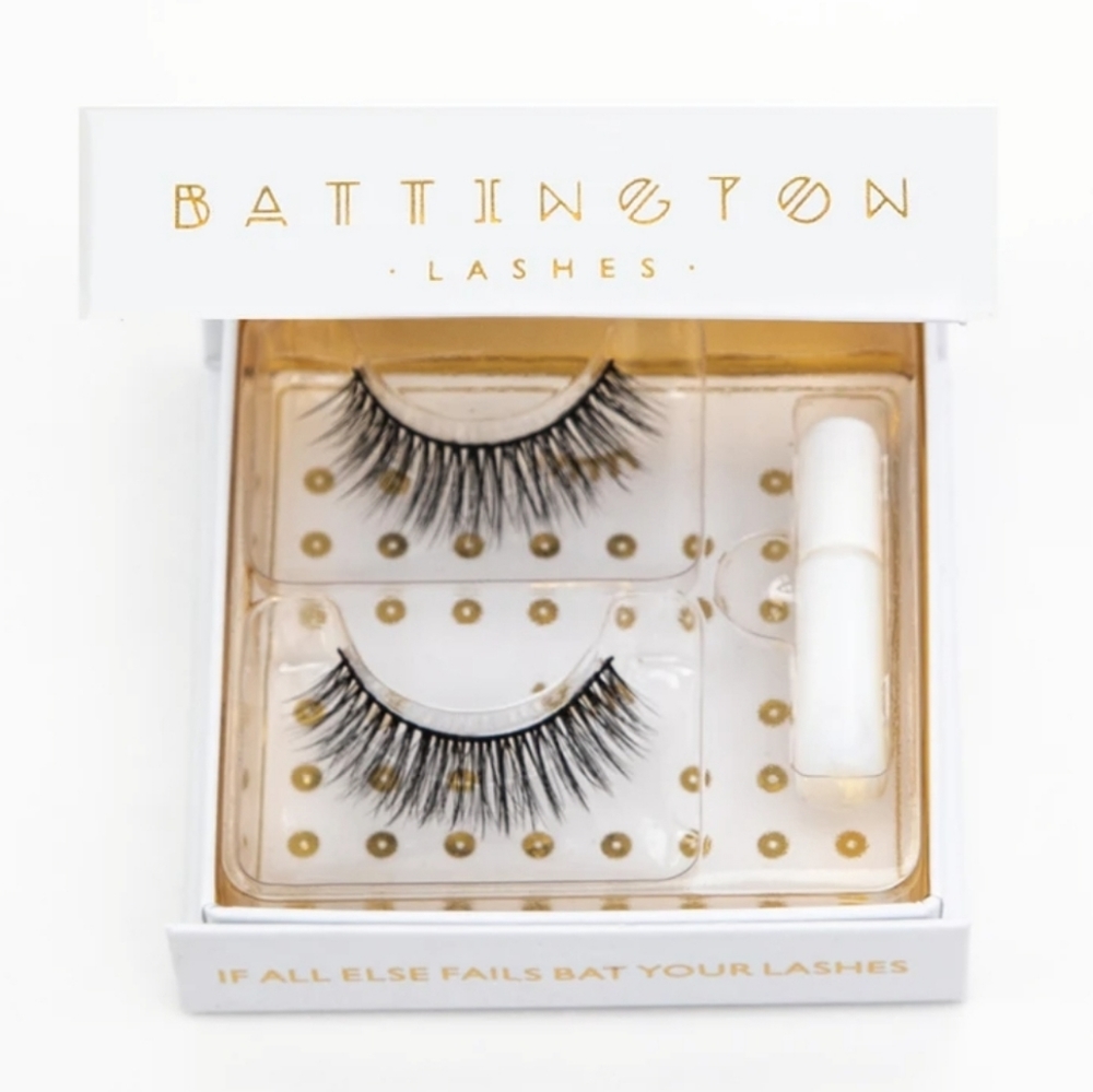 Battington Monroe 3D Silk Lashes & mini glue